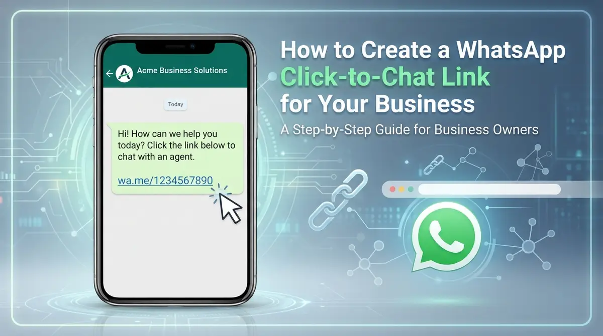 How to Create a WhatsApp Click-to-Chat Link for Your Business